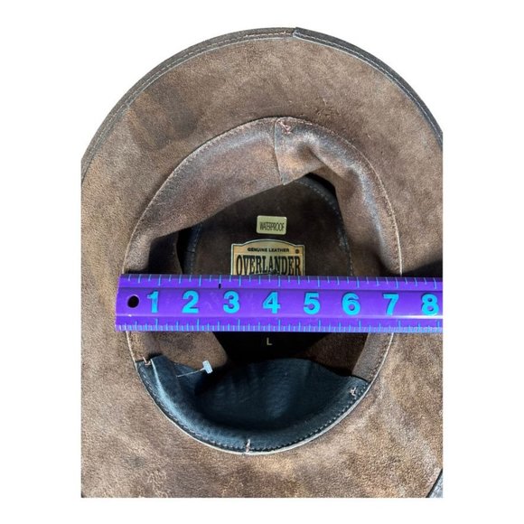 Leather Outlander Australian Hat - Picture 4 of 6